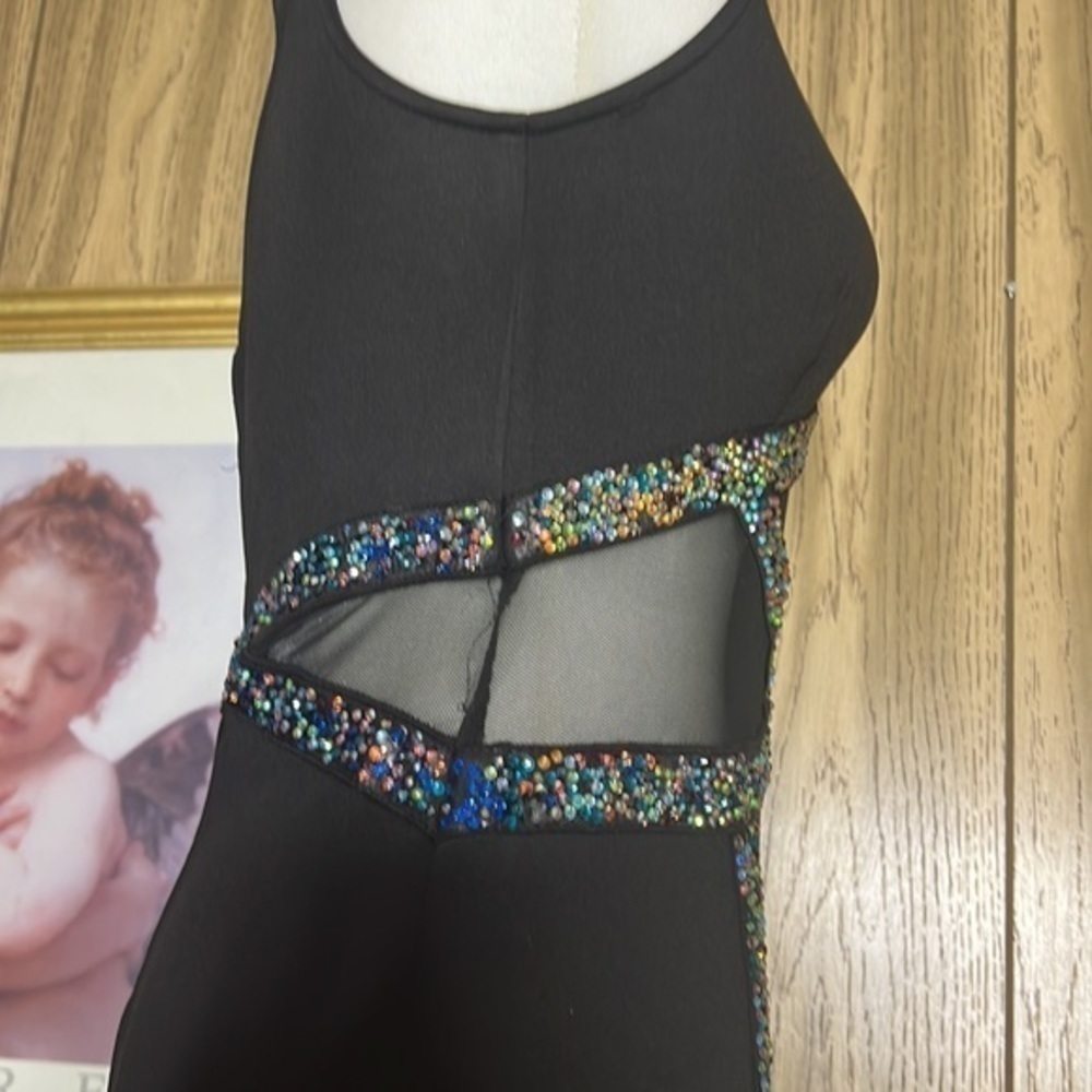 Avec Black Rhinestone Dress - Picture 8 of 16